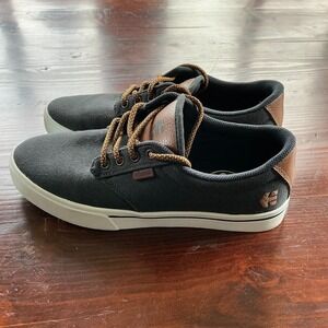 Etnies Jameson 2 Eco Skateboard Shoes Unisex Size M-7/ W-8.5 Navy‎ Tan Low Top